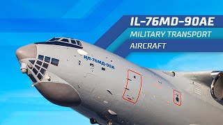 Il76MD90AE military transport aircraft [upl. by O'Donovan]