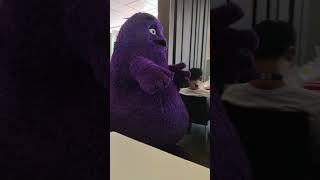 GIMME GIMME GRIMACE MCDONALDS grimaceshake grimace mcdonalds grimacesbirthday [upl. by Julia]