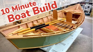 10 Minute Boat Build  Boat Build Start to Finish [upl. by Alpers]