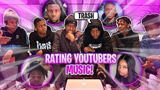 RATING YOUTUBERS MUSIC 110😳FT MKFRAY REUBZ4K  MORE [upl. by Panta]