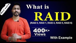 Lec114 What is RAID RAID 0 RAID 1 RAID 4 RAID 5 RAID 6 Nested RAID 10 Explained [upl. by Carrillo]