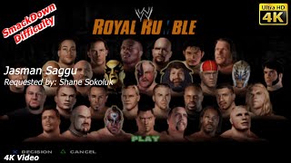 WWE SmackDown Here Comes The Pain  Chris Benoit vs 29 wrestlers  Royal Rumble  Shane Sokoluk [upl. by Hpeosj]