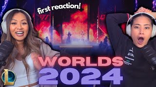 ARCANE Fans react to WORLDS 2024 Opening Ceremony  Reaction amp Review [upl. by Hamlen]