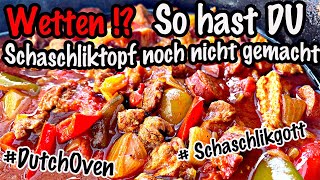 Imbissbuden Schaschlik Topf mit Spareribs aus dem Dutch Oven  The BBQ BEAR [upl. by Michel]