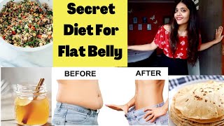 Secret Diet Plan for Flat Belly  Reduce Belly Fat Diet at Home GottaCMyGlowSomya Luhadia [upl. by Egan]