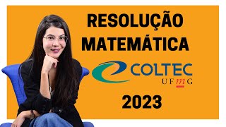 COLTEC 2023 Resolução Matemática [upl. by Cort220]