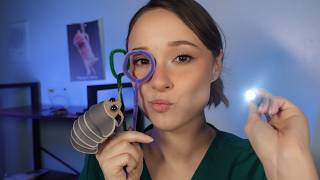 ASMR Eye Exam 👁️🥼 Talking w Mom About You Impersonal Attention 🔦 Light Triggers [upl. by Matthaus]