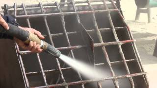 Dustless Blasting Mortar and Concrete [upl. by Bebe649]