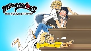 quotDESK BUDDIESquot Miraculous Ladybug Comic Dub [upl. by Essiralc]