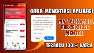 Cara Mengatasi Aplikasi My Telkomsel Force Close atau Mental [upl. by Hermina759]