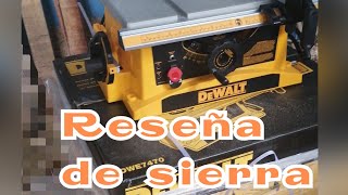 Sierra de mesa dewalt dw7074 opinión y reseña [upl. by Cosimo]