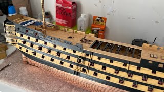 The Most Difficult Model Ship To Ever Build  172 HMS VICTORY 10 [upl. by Elleinod]