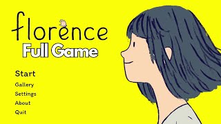 Florence Full Gameplay  No Commentary [upl. by Ettesil]