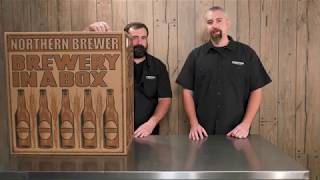 How to Homebrew with Northern Brewer Deluxe Home Brewing Starter Kit [upl. by Nosreg]