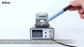 AiXun T3A amp T3AS Smart Soldering Station Operation Video [upl. by Ainoet192]