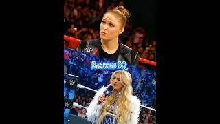 Ronda Rousey VS Charlotte Flair [upl. by Nybor]