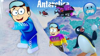 Kanzo Climbing in Antarctica 🇦🇶 🇦🇶 Roblox Expedition Antarctica with Shiva And Kanzo Gameplay [upl. by Yellehs220]