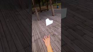 Boomerang plane  How to make a boomerang plane shortsfeed shortsvideo [upl. by Rratsal]