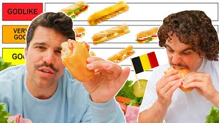 THE ULTIMATE BROODJES TIER LIST 🥖🇧🇪 BELGIAN SANDWICH CULTURE [upl. by Aneekas]