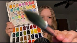 ASMR Painting You in 2 Minutes Fast [upl. by Arbmik]