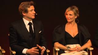 Alan Rickman Colin Firth amp Cameron Diaz at the Apple Store Regent Street [upl. by Ramled]