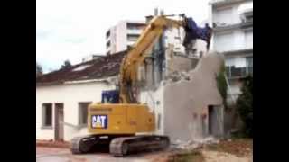 demolition rue de la Goutte dor à Dijon 1 [upl. by Heywood]