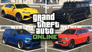 Top 6 Best SUV Cars in GTA 5 Online [upl. by Adnelg]