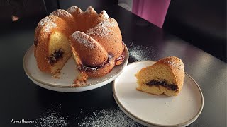 Kέικ με γέμιση μαρμελάδα 💯 GREEK JAM CAKE RECIPE  Easy and Delicious [upl. by Arimlede]