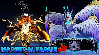 Using Narberal Gamma To Farm Transcendent Bird Stage  Maid vs Floor 4 Hraevelgr  7DS GrandCross [upl. by Nauqyaj]