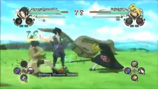 NUNS Raw Sasuke kirin combo from the Movie [upl. by Kcirded]