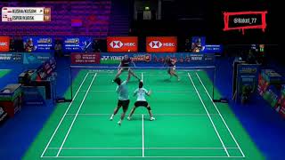 REHANLISA INA VS ESPERSENKUDSK DEN R16 BADMINTON ARCTIC OPEN 2024 [upl. by Ezarra]