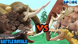 Prehistoric Beast Battle Royale S3  SPORE [upl. by Lubow]