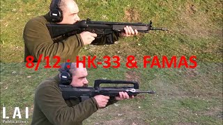 HK33 amp FAMAS F1 Shooting behaviour Part 2 0812 [upl. by Skyler]