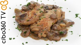 Scaloppine di maiale ai funghi [upl. by Stace686]