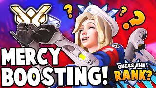 MERCY BOOSTING SERVICE Overwatch GUESS THE RANK HARD MODE [upl. by Nalyak]