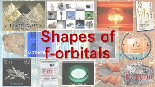 Shapes of forbitals  Inner transition Elements Orbitals  fblock elements  Inorganic Chemistry [upl. by Inaliel]