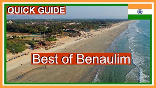 South Goa Beaches  Beautiful Benaulim Beach Goa [upl. by Ahsimrac]