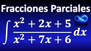 273 Integral mediante fracciones parciales haciendo primero la división [upl. by Lesab]