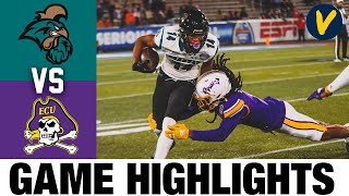 Coastal Carolina vs East Carolina  Birmingham Bowl  2022 College Football Highlights [upl. by Kinsman745]