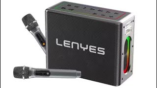 LENYES S861 LED Rgb wirless  microphone wirless blutooth 50 [upl. by Eiznek]