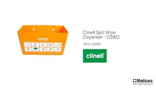 Clinell Spill Wipe Dispenser CSWD [upl. by Gelasias]