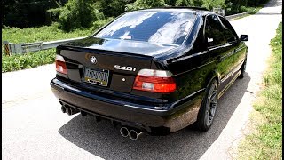 BMW 540i with magnaflow exhaust  CLEAN [upl. by Nosmas]