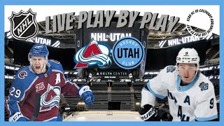 Colorado Avalanche vs Utah Hockey Club  Live Stream amp PlayByPlay [upl. by Nhguav626]