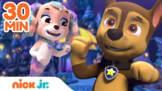 PAW Patrol MerPup Rescues w Skye Coral Chase Rubble amp Zuma  30 Minute Compilation  Nick Jr [upl. by Htomit]