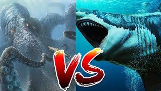 Megalodon VS Kraken  Who would win [upl. by Emelina]