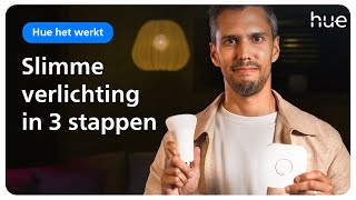 Philips Hue installeren zo start je met slimme verlichting in huis  Philips Hue NL [upl. by Jezebel297]