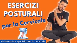 Esercizi di GINNASTICA POSTURALE per la CERVICALE [upl. by Anoed]