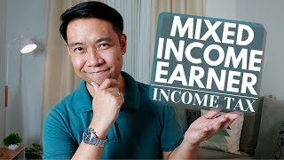 How to Compute Income Tax of Mixed Income Earner TRAIN Law [upl. by Yelsha]