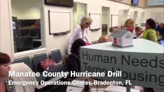 Manatee County Emergency Operations Center Drill  Bradenton Herald  Bradentoncom [upl. by Aihsar]