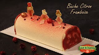 ❅ Recette de Bûche de Noël Citron Framboise ❅ [upl. by Bred191]